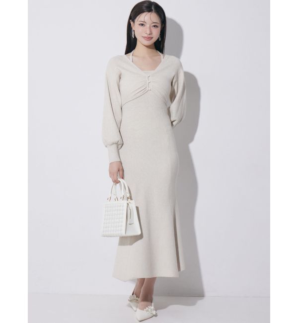 RESEXXY「レイヤードマーメイドニットワンピース」|ワンピース|