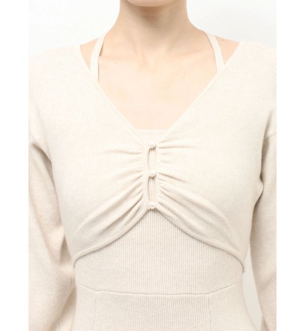 RESEXXY「レイヤードマーメイドニットワンピース」|ワンピース|