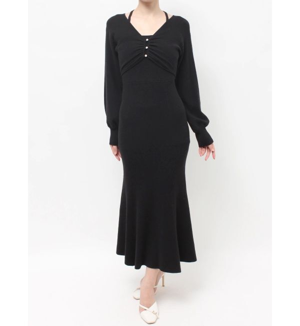 RESEXXY「レイヤードマーメイドニットワンピース」|ワンピース|