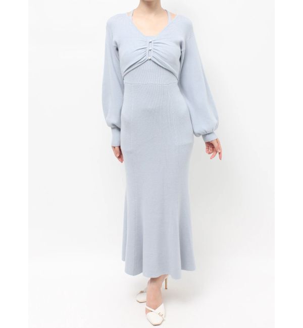 RESEXXY「レイヤードマーメイドニットワンピース」|ワンピース|