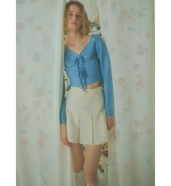 RESEXXY「ツイードプリーツミニスカート【セットアップ着用可能】」|スカート|