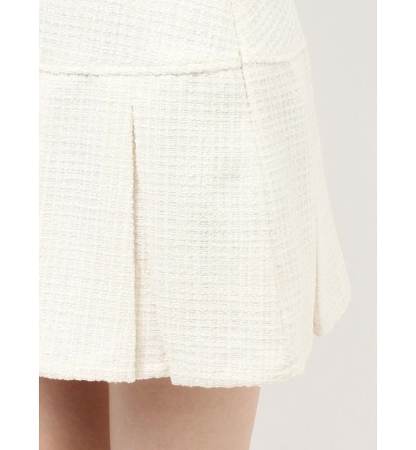 RESEXXY「ツイードプリーツミニスカート【セットアップ着用可能】」|スカート|