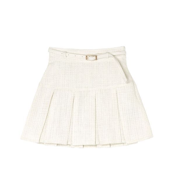 RESEXXY「ツイードプリーツミニスカート【セットアップ着用可能】」|スカート|