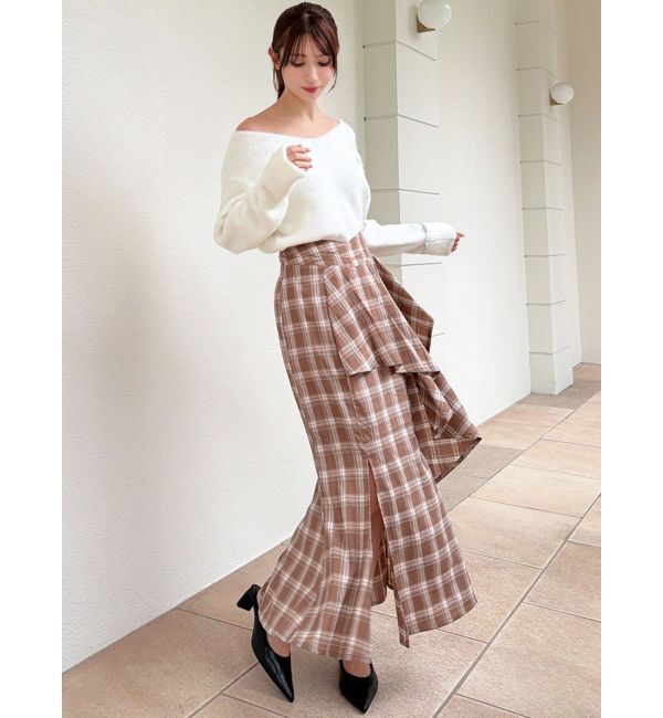 RESEXXY「Vネッククロップドニットプルオーバー」|ニット・セーター|