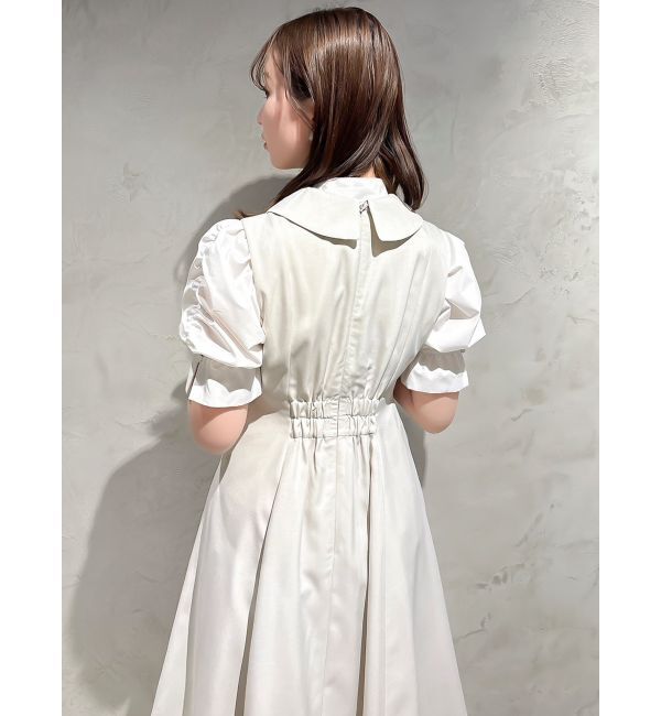 dazzlin「ペプラムタックボウタイブラウス」|シャツ・ブラウス|