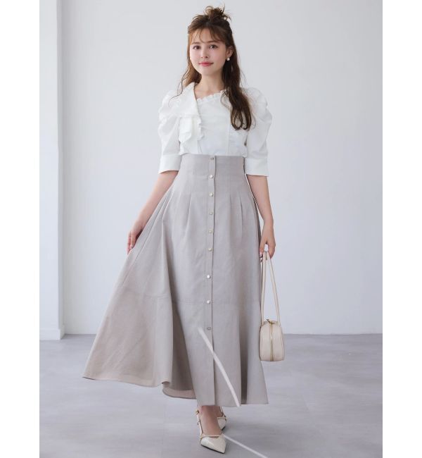 dazzlin「ハイウエストエアリースカート」|スカート|