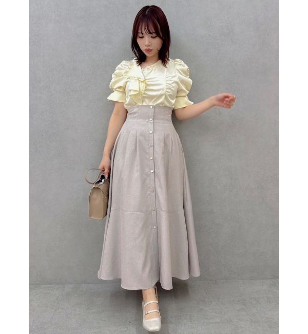 dazzlin「ハイウエストエアリースカート」|スカート|