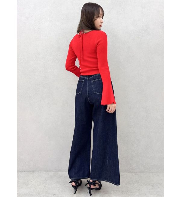 dazzlin「【追加生産分/20周年記念復刻！】カーデタイトトップス」|ニット・セーター|