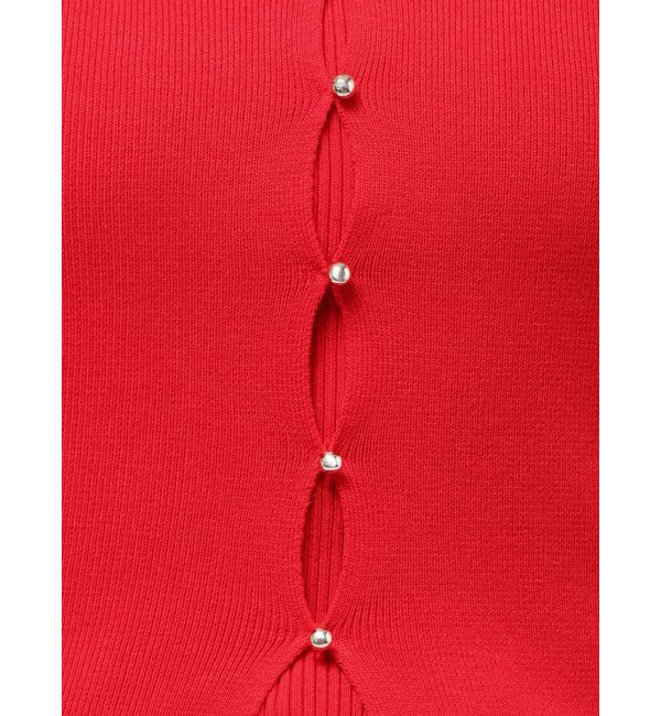 dazzlin「【追加生産分/20周年記念復刻！】カーデタイトトップス」|ニット・セーター|