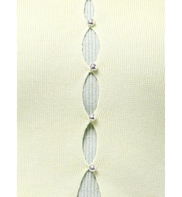 dazzlin「【追加生産分/20周年記念復刻！】カーデタイトトップス」|ニット・セーター|