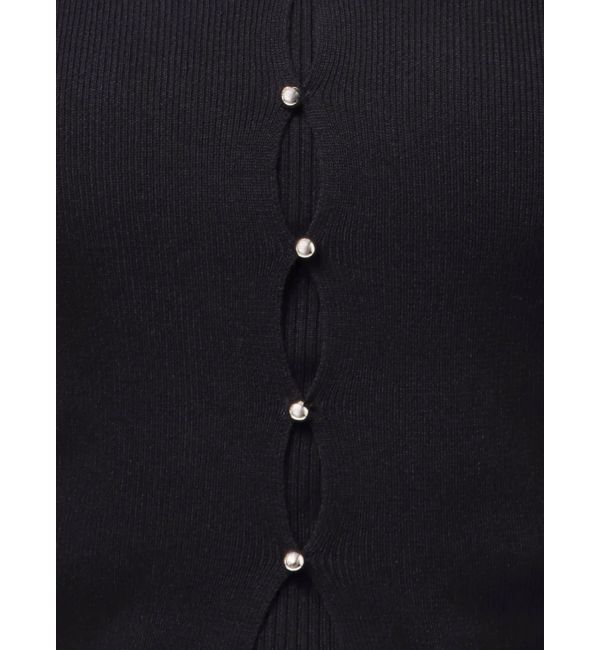 dazzlin「【追加生産分/20周年記念復刻！】カーデタイトトップス」|ニット・セーター|