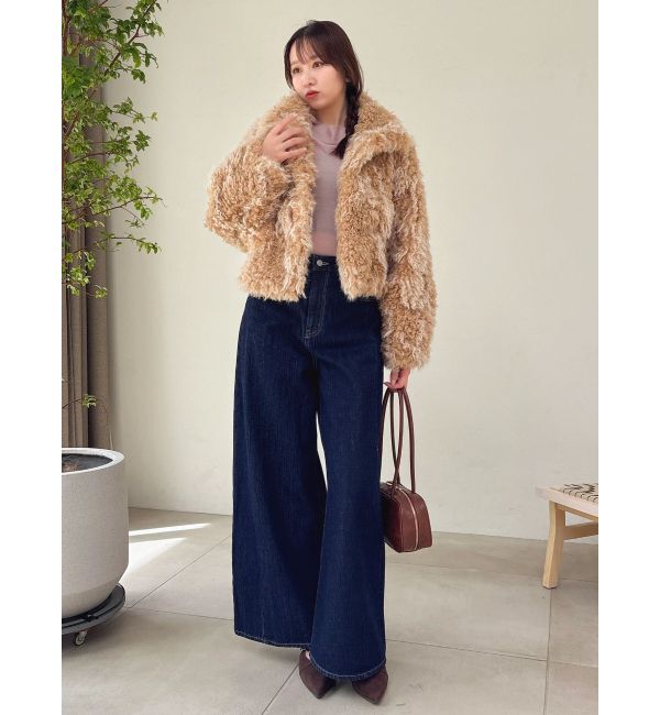 dazzlin「バックオープンスパンコールシアーニットトップス」|ニット・セーター|