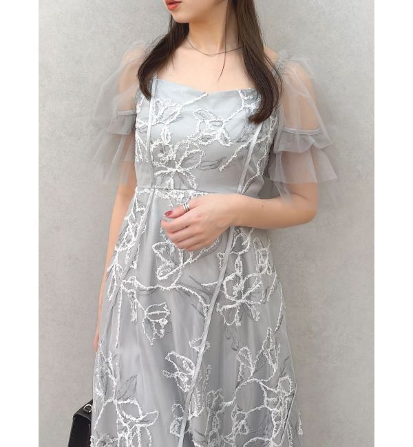 dazzlin「2WAYチュールスリーブドレス」|ドレス|