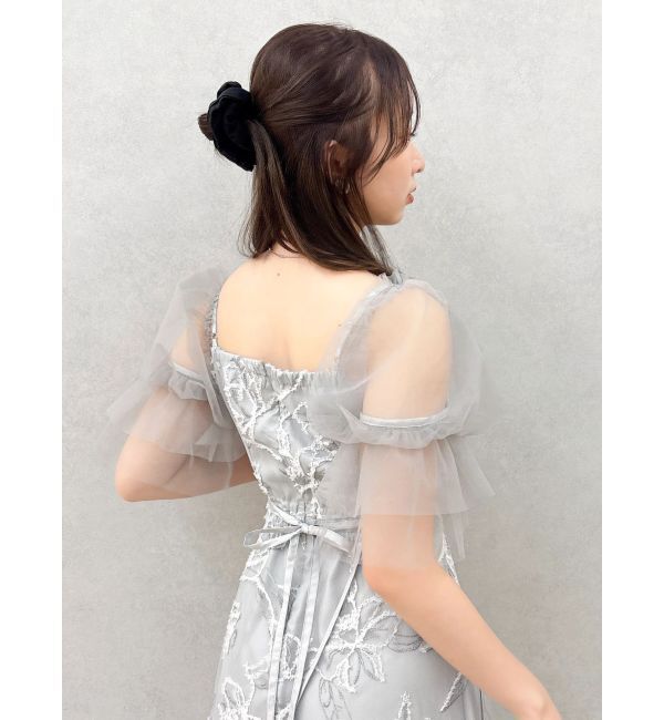 dazzlin「2WAYチュールスリーブドレス」|ドレス|