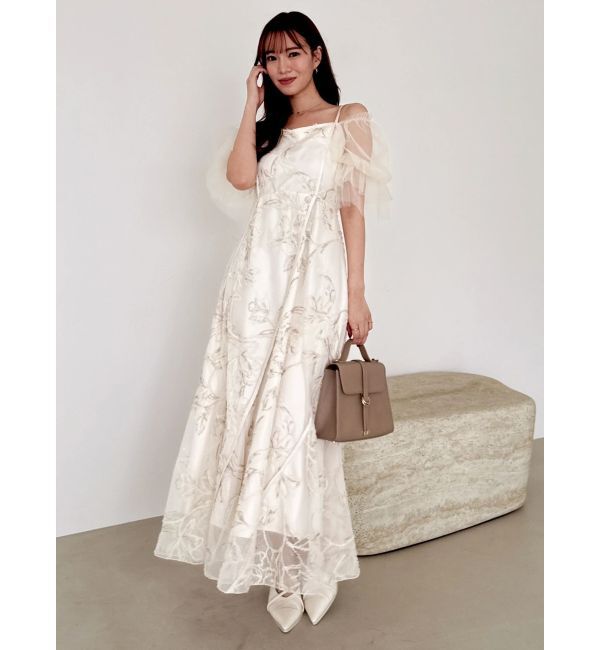 dazzlin「2WAYチュールスリーブドレス」|ドレス|