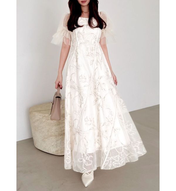 dazzlin「2WAYチュールスリーブドレス」|ドレス|