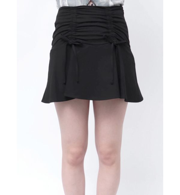 EMODA「ギャザーリボンフレアスカート」|スカート|