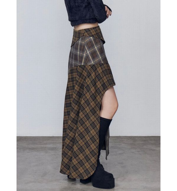 EMODA「アシンメトリードッキングスカート」|スカート|