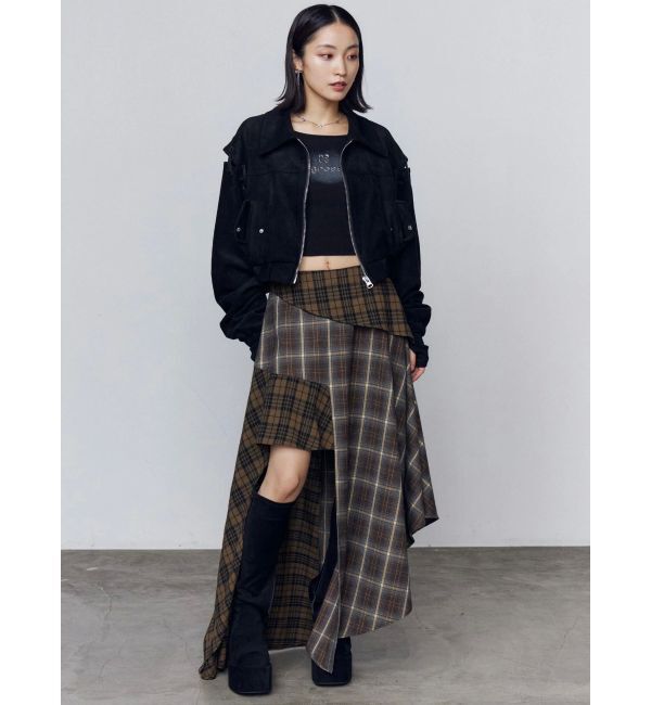 EMODA「アシンメトリードッキングスカート」|スカート|