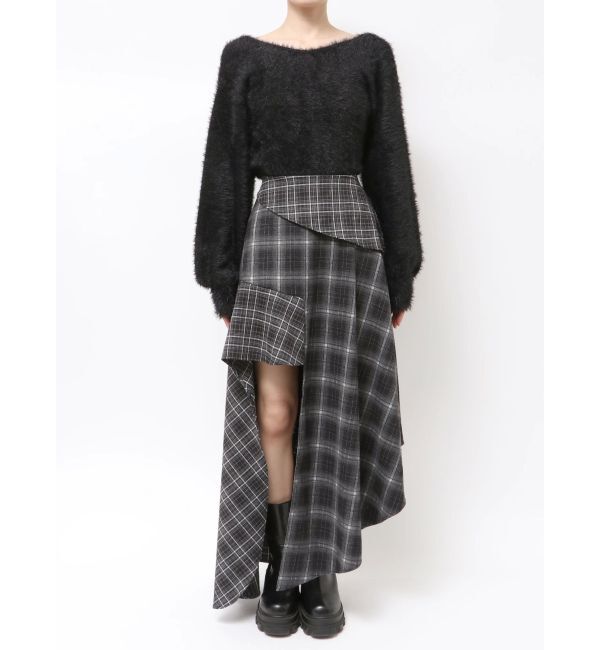 EMODA「アシンメトリードッキングスカート」|スカート|