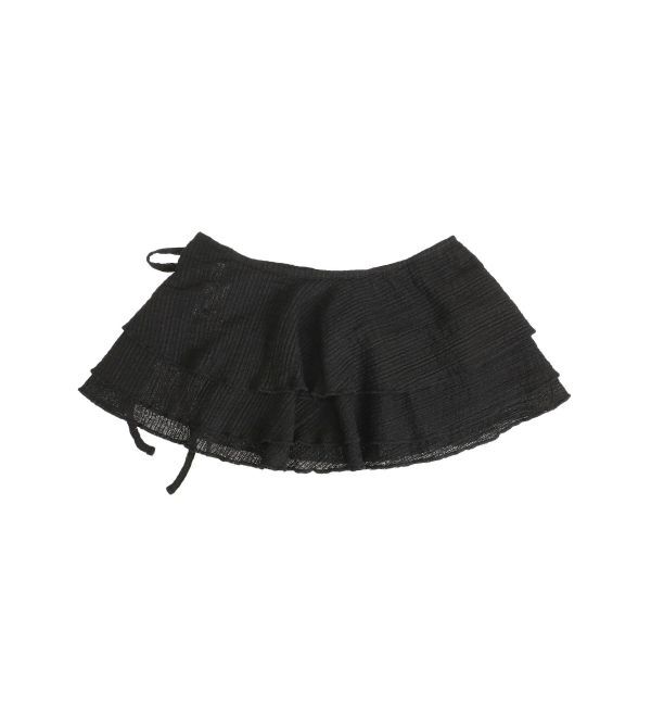 EMODA「ニットレースラップスカート」|スカート|