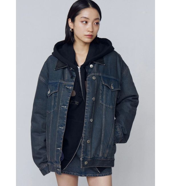 EMODA「ワイドオーバーデニムブルゾン」|ブルゾン・スタジャン|