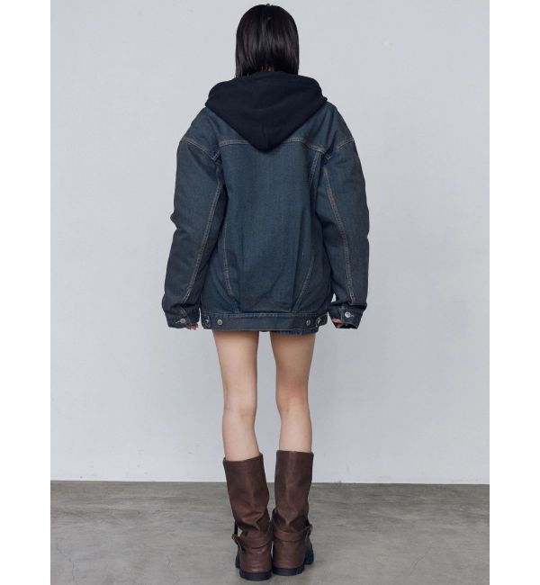 EMODA「ワイドオーバーデニムブルゾン」|ブルゾン・スタジャン|