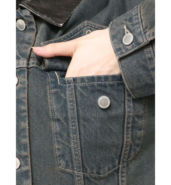 EMODA「ワイドオーバーデニムブルゾン」|ブルゾン・スタジャン|