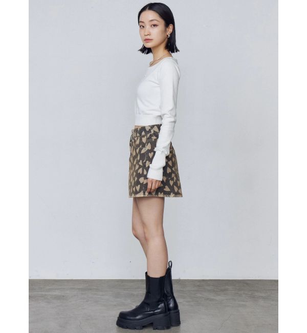 EMODA「プレートクロップニット」|ニット・セーター|