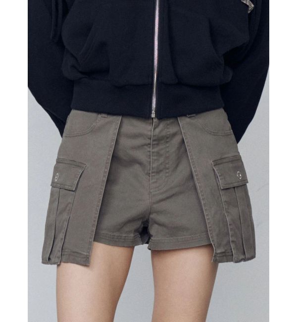 EMODA「レイヤードボックススカートパンツ」|スカート|