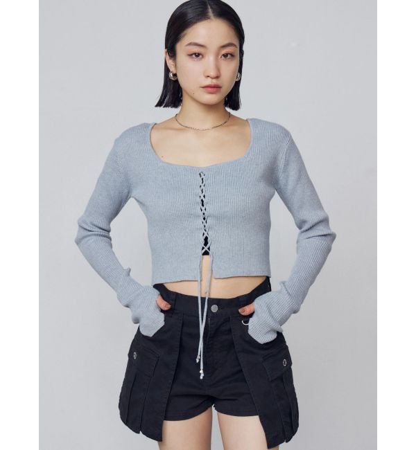 EMODA「レイヤードボックススカートパンツ」|スカート|