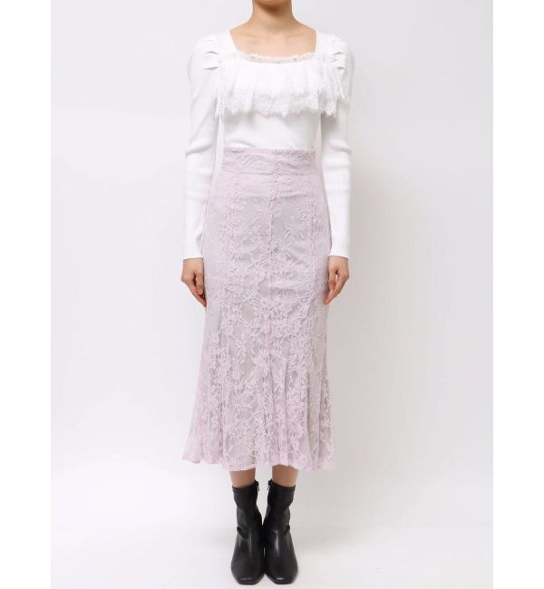 MERCURYDUO「レースマーメイドスカート」|スカート|