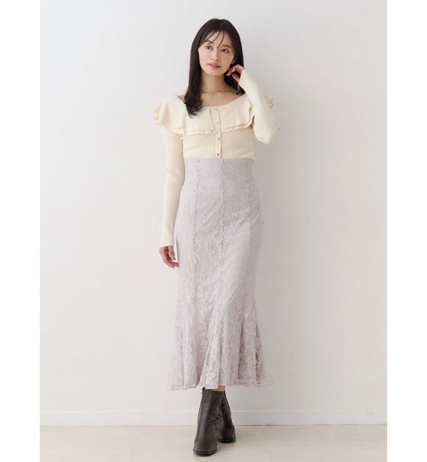 MERCURYDUO「レースマーメイドスカート」|スカート|