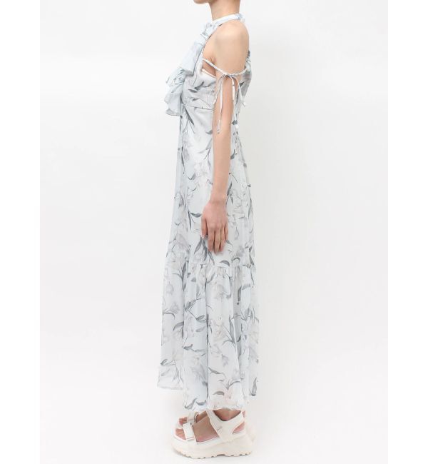 MERCURYDUO「花柄アメスリラッフルワンピース」|ワンピース|