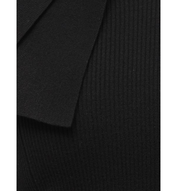 MERCURYDUO「ダブルラッフルコンパクトニット」|ニット・セーター|