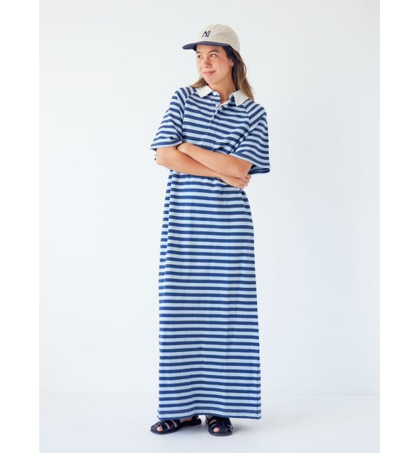 Ungrid「ビッグシルエットボーダーワンピース」|ワンピース|