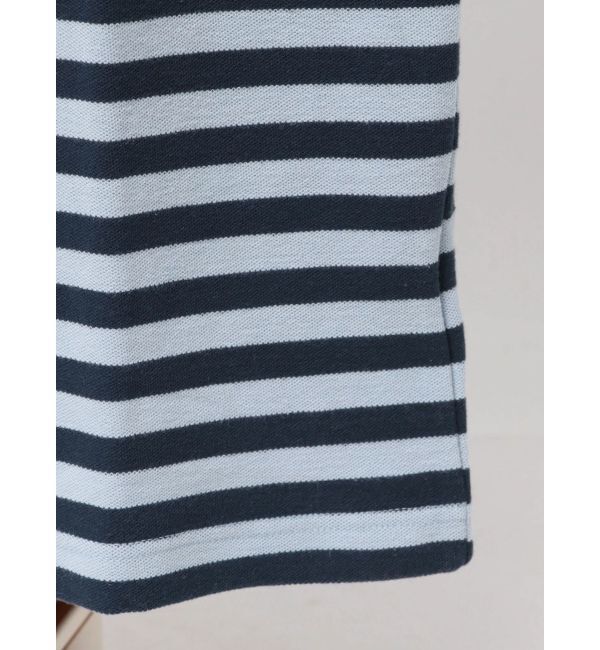 Ungrid「ビッグシルエットボーダーワンピース」|ワンピース|