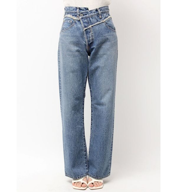 Ungrid「ウエストデザインリメイクデニム」|デニム|