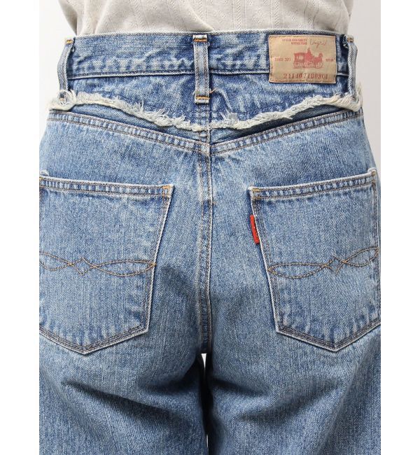 Ungrid「ウエストデザインリメイクデニム」|デニム|