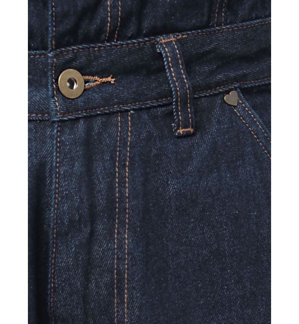 LAGUNAMOON「ハイウエストデニムバギーパンツ」|デニム|