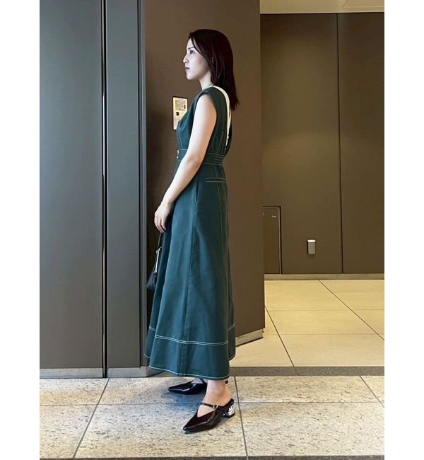 LAGUNAMOON「【別注Dickies】ZIPジャンパースカート」|ジャンパースカート|