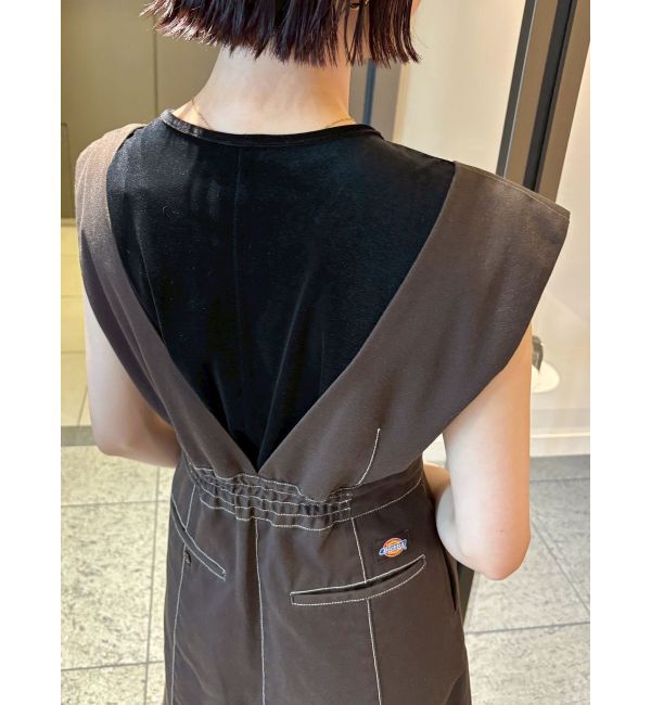 LAGUNAMOON「【別注Dickies】ZIPジャンパースカート」|ジャンパースカート|