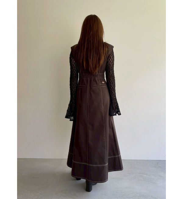 LAGUNAMOON「【別注Dickies】ZIPジャンパースカート」|ジャンパースカート|