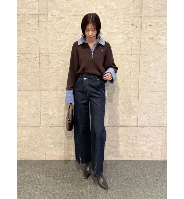 LAGUNAMOON「ワイドフレアデニムパンツ」|デニム|