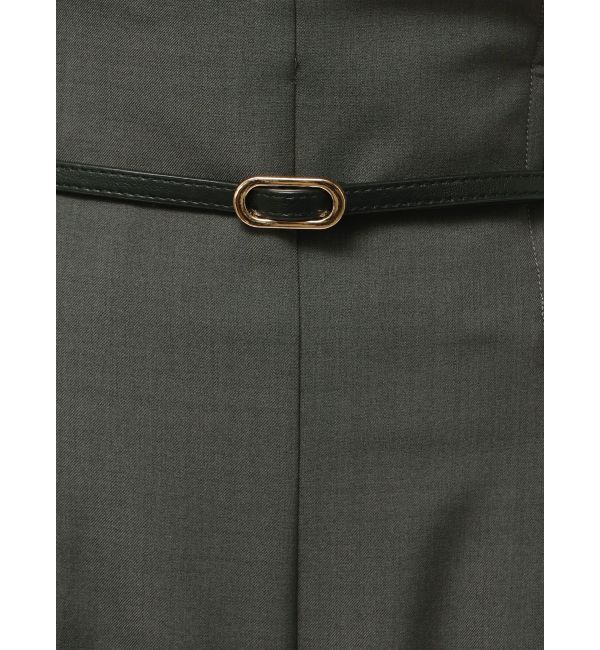 LAGUNAMOON「バイカラーライトベルトパンツ」|その他|