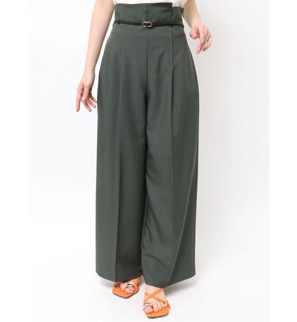 LAGUNAMOON「バイカラーライトベルトパンツ」|その他|