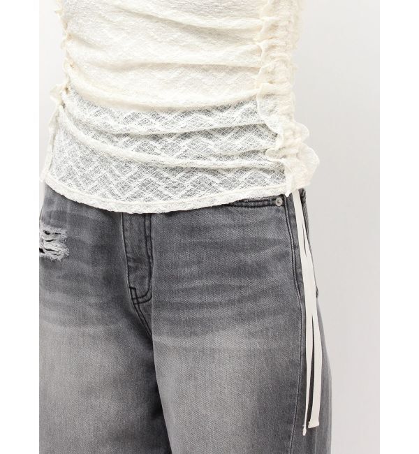 LAGUNAMOON「ドロストレースカットトップス」|Tシャツ・カットソー|