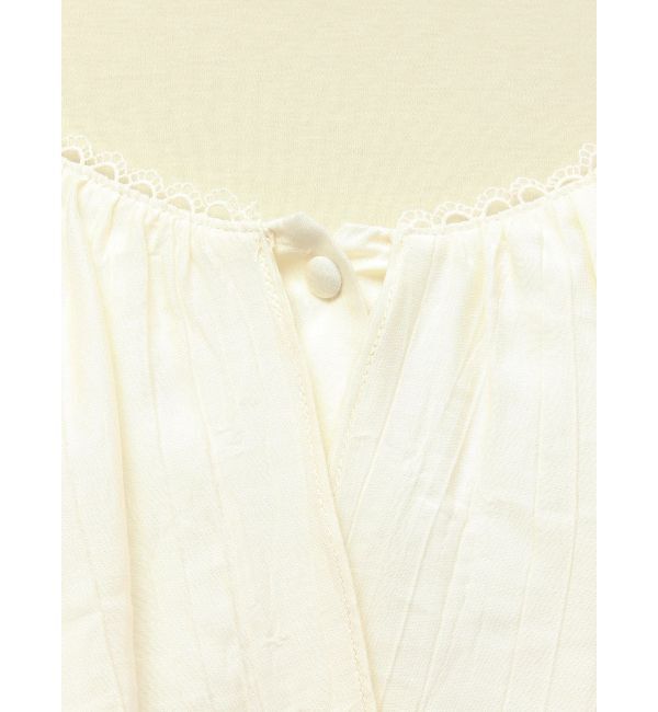 LAGUNAMOON「フレアデザインドッキングカットトップス」|Tシャツ・カットソー|