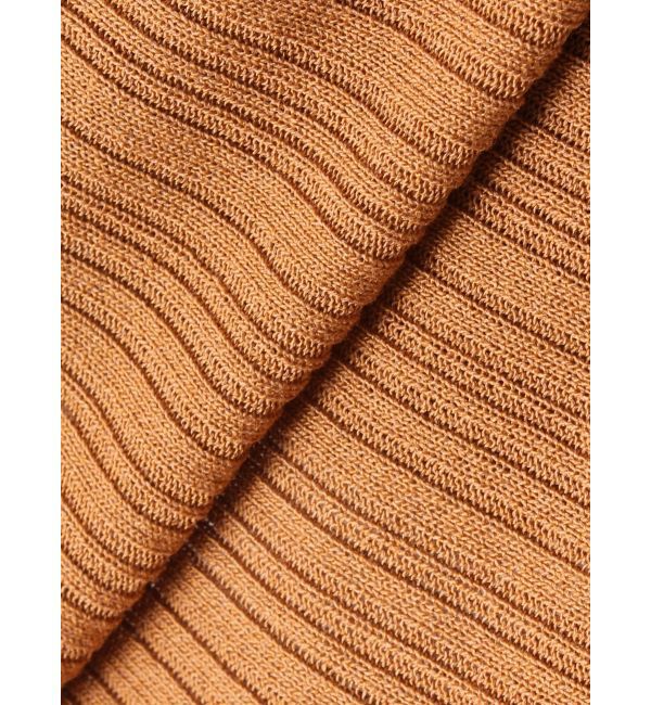 LAGUNAMOON「タッセルリボンリブカーディガン」|カーディガン|