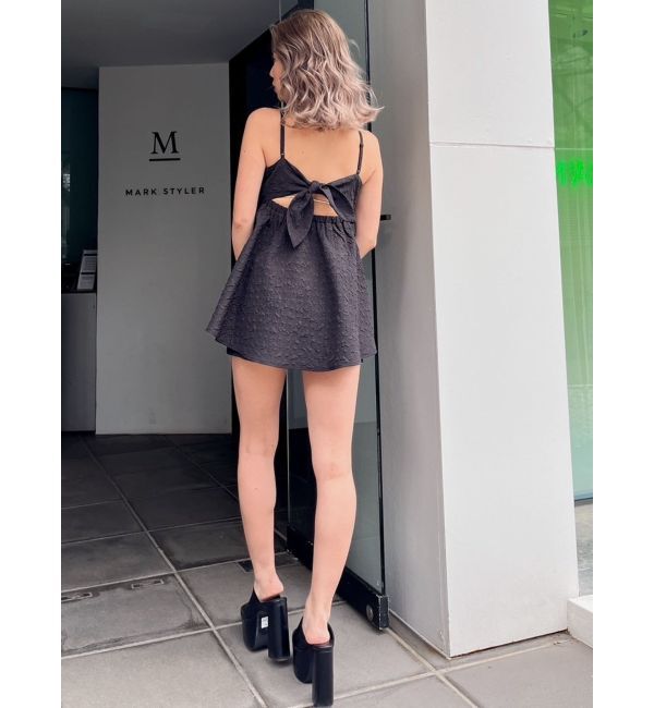 GYDA「【SETUP着用可】ジャカードBACKリボンチュニック」|シャツ・ブラウス|